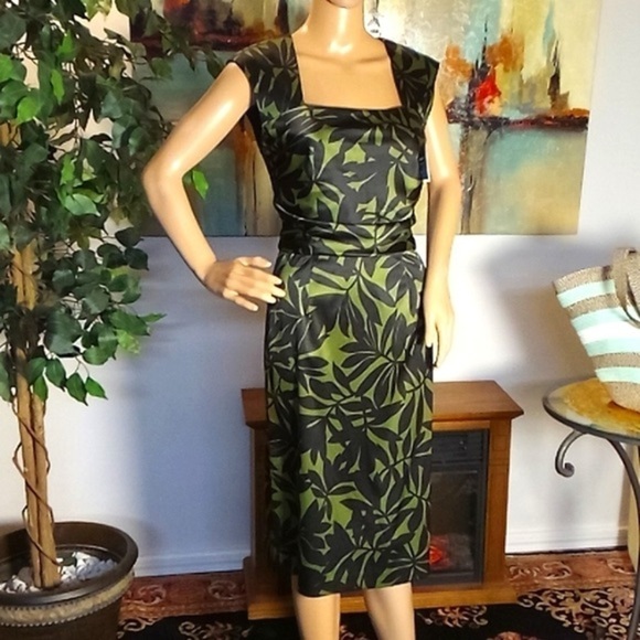 Donna Ricco Dresses & Skirts - NWT Donna Ricco NY floral green coctail Dress, size 12P